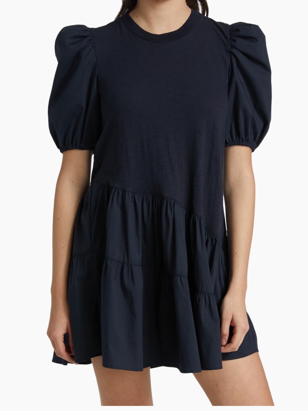 Cinq a Sept Caitlyn Puff-Sleeve Mini Dress